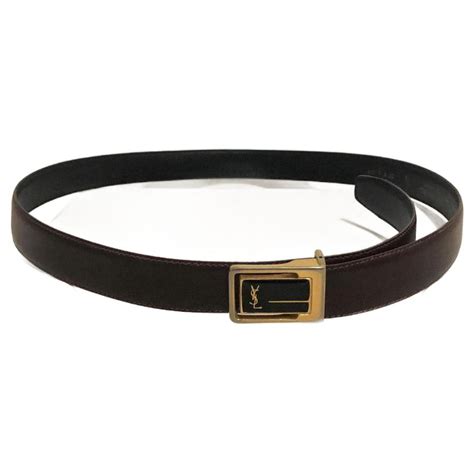 ysl brown belt|ysl belt vintage.